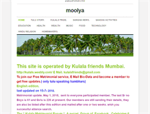 Tablet Screenshot of moolya.weebly.com