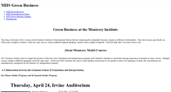 Desktop Screenshot of miisgreenbusiness.weebly.com