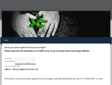 Tablet Screenshot of miscarriage.weebly.com