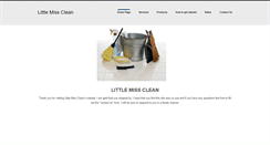 Desktop Screenshot of littlemissclean.weebly.com