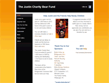 Tablet Screenshot of justinbearfund.weebly.com