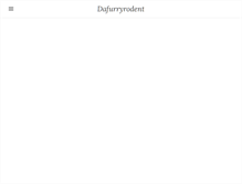 Tablet Screenshot of dafurryrodent.weebly.com
