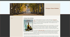 Desktop Screenshot of antiqueglassbottles.weebly.com
