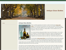 Tablet Screenshot of antiqueglassbottles.weebly.com
