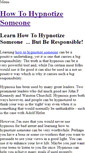 Mobile Screenshot of learnhowtohypnotizesomeone.weebly.com