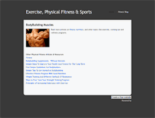 Tablet Screenshot of exercisefitness.weebly.com