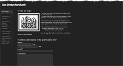 Desktop Screenshot of lisadesign.weebly.com