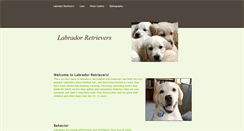 Desktop Screenshot of labretrievers.weebly.com