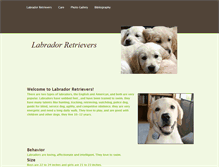 Tablet Screenshot of labretrievers.weebly.com