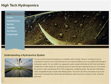 Tablet Screenshot of hightechhydroponics.weebly.com