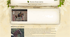Desktop Screenshot of horsesfromlatvia.weebly.com