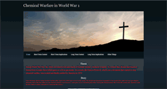 Desktop Screenshot of chemicalwarfareinww1.weebly.com