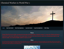 Tablet Screenshot of chemicalwarfareinww1.weebly.com