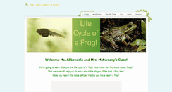 Desktop Screenshot of froglifecyclepeduzzi.weebly.com