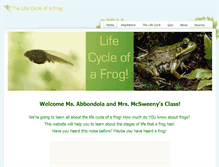 Tablet Screenshot of froglifecyclepeduzzi.weebly.com