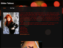 Tablet Screenshot of glittertattooz.weebly.com