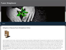 Tablet Screenshot of fusionstraightener.weebly.com
