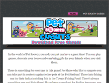 Tablet Screenshot of petsocietyfreecheats.weebly.com