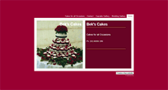 Desktop Screenshot of bekscakes.weebly.com