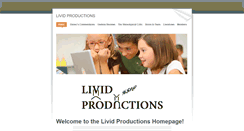 Desktop Screenshot of lividproductions.weebly.com
