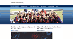 Desktop Screenshot of heritagecheerleading.weebly.com