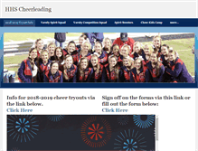 Tablet Screenshot of heritagecheerleading.weebly.com