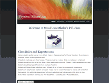 Tablet Screenshot of irvingpe.weebly.com