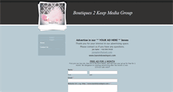 Desktop Screenshot of boutiques2keepmedia.weebly.com