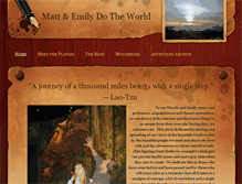 Tablet Screenshot of mattandemilydotheworld.weebly.com