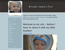 Tablet Screenshot of bradyjamesfox.weebly.com