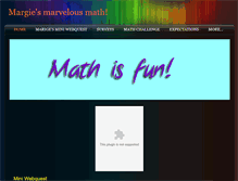 Tablet Screenshot of margiesmarvelousmath.weebly.com