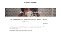 Desktop Screenshot of magickalmemories.weebly.com