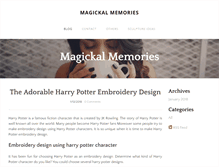 Tablet Screenshot of magickalmemories.weebly.com