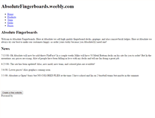 Tablet Screenshot of absolutefingerboards.weebly.com