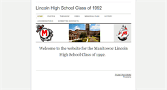Desktop Screenshot of lincoln1992.weebly.com