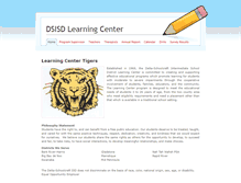 Tablet Screenshot of dsisdlearningcenter.weebly.com