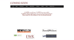 Desktop Screenshot of caperlitjournal.weebly.com