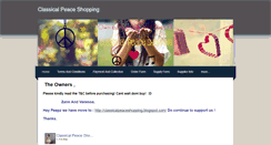 Desktop Screenshot of classical-peace-shopping.weebly.com