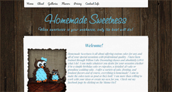 Desktop Screenshot of homemadesweetness.weebly.com