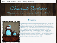 Tablet Screenshot of homemadesweetness.weebly.com