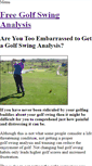 Mobile Screenshot of golfswinganalysis.weebly.com