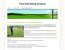 Tablet Screenshot of golfswinganalysis.weebly.com