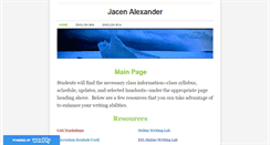 Desktop Screenshot of jacenbc.weebly.com
