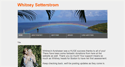 Desktop Screenshot of helpwhitney.weebly.com