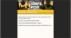 Desktop Screenshot of gamezandhax.weebly.com
