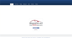 Desktop Screenshot of bilapartar-carparts.weebly.com
