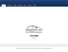 Tablet Screenshot of bilapartar-carparts.weebly.com