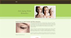 Desktop Screenshot of anti-aging-home-remedies.weebly.com