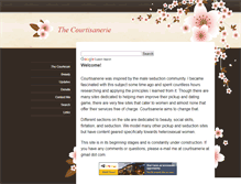 Tablet Screenshot of courtisanerie.weebly.com