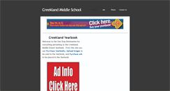 Desktop Screenshot of creeklandyearbook.weebly.com